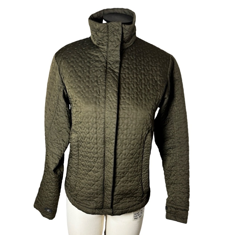 Columbia‎ Titanium Interchange Jacket Womens Small Olive Green Excellent Quilted